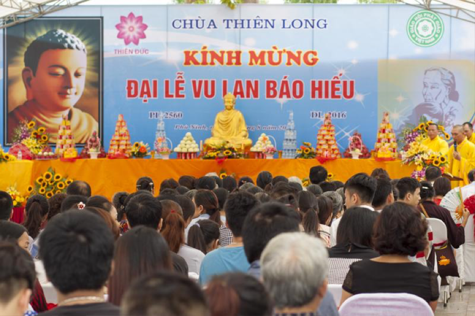 Đại lễ Vu Lan tại công viênn Thiên Đức